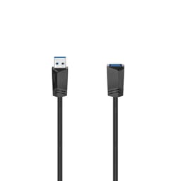 HAMA USB Forlængerkabel 3.0 5 Gbit/s 1.5m Sort