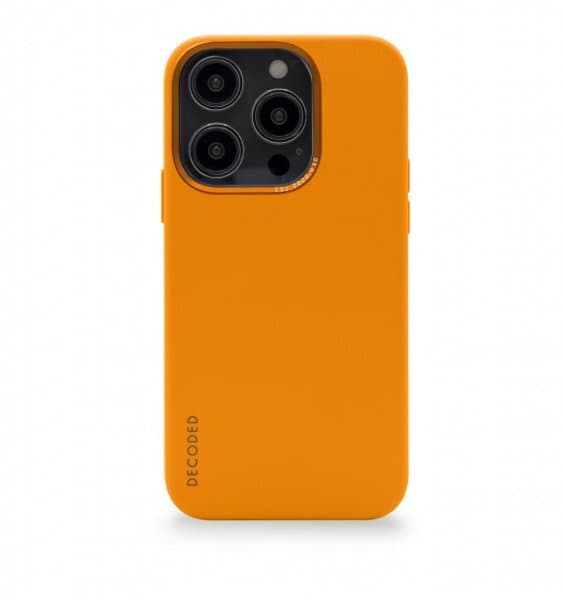 Decoded iPhone 14 Pro Cover Silicone Backcover Apricot