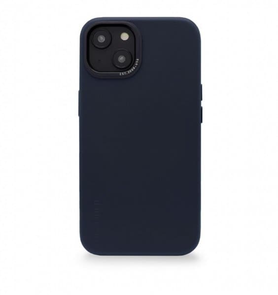 Decoded iPhone 14 Plus Cover Leather Backcover Navy