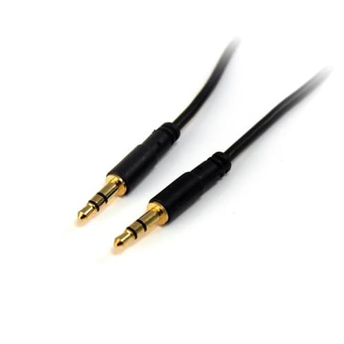 StarTech.com MU10MMS, 3.5mm, Hanstik, 3.5mm, Hanstik, 3 m, Sort