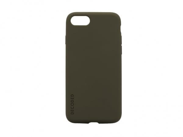 Decoded iPhone 7/8/SE Cover Silicone Backcover Olive