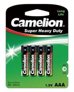 Camelion AAA/LR03, Super Heavy Duty, 4 stk.