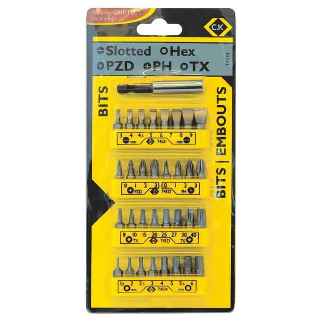 C.K. T4520 C.K Bit Set (25mm) Set of 33