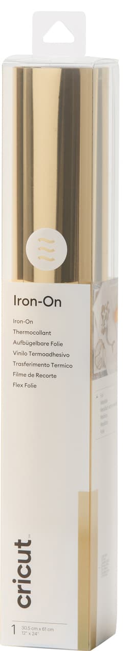 Cricut Foil Iron-On rulle 30 x 60 cm (light gold)