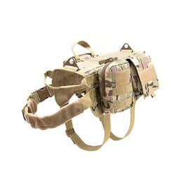 Taktisk hundesele Molle Vest Sikkerhedssele Camouflage M