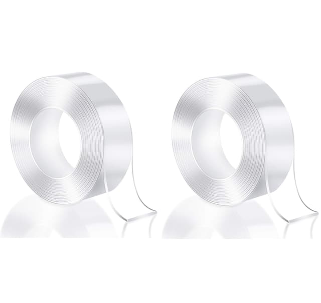 Genanvendeligt dobbeltsidet nanotape 5 m 2-pakke