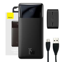 Powerbank Baseus Bipow 30000mAh,15W (sort)