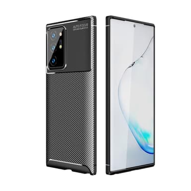 Kulfiber tekstur TPU-kabinet Samsung Galaxy Note 20 Ultra