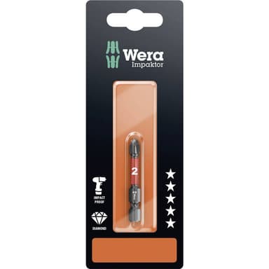 Wera 851/4 IMP DC SB SiS 05073956001 Krydskærv-bit PH 2