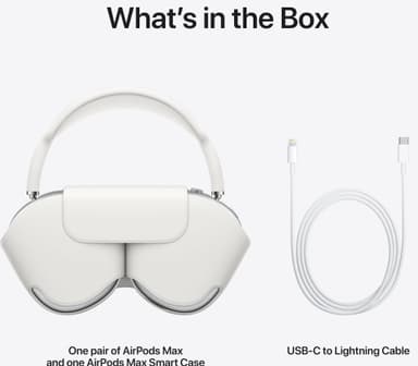 Apple AirPods Max trådløse around-ear høretelefoner (sølvfarvede)