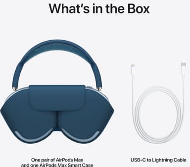 Apple AirPods Max trådløse around-ear høretelefoner (sky blue)
