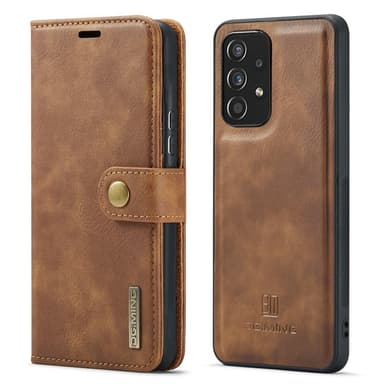 DG MING Samsung A53 5G 2-i-1 Magnet Pungetui - Brun