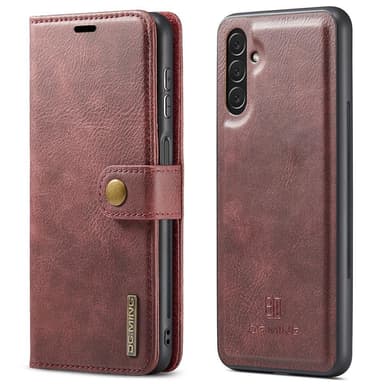 DG MING Samsung A13 5G 2-i-1 Magnet Pungetui - Rød