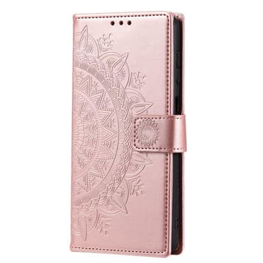 SKALO Samsung A13 5G Mandala Flip Cover - Rosa guld