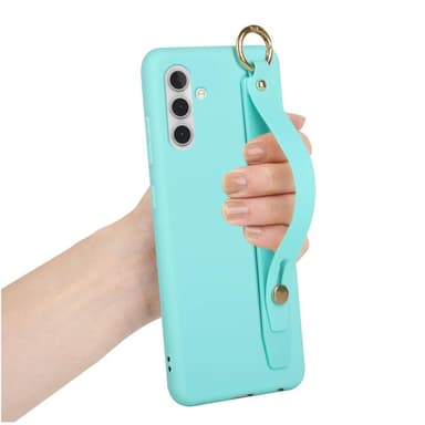 SKALO Samsung A13 5G Håndrem TPU-cover - Turkis