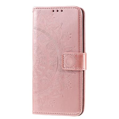 SKALO Samsung A53 5G Mandala Flip Cover - Rosa guld