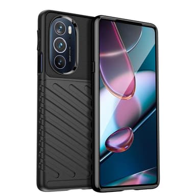 SKALO Motorola Edge 30 Pro Armor Thunder Cover - Sort