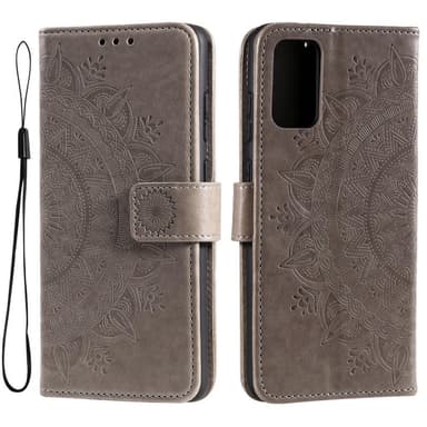 SKALO Samsung A53 5G Mandala Flip Cover - Grå