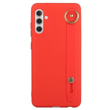 SKALO Samsung A13 5G Håndrem TPU-cover - Rød