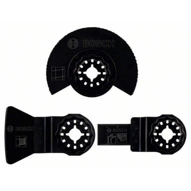 Bosch Accessories 2607017324 PMF Tilbehørssæt, multifunktionsværktøj 3 dele 1 Set