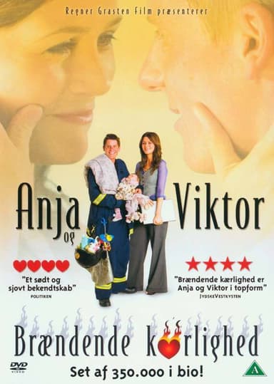 ANJA OG VIKTOR - BRÆNDENDE KÆRLIGHED (DVD)