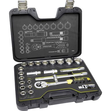 C.K. T4662 Topnøglesæt Metrisk 1/2 24 dele T4662