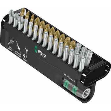 Wera Bit-Check 30 Wood 1 05057433001 Bitsæt 30 dele