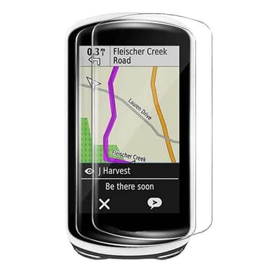 2-Pak Hærdet glas skærmbeskytter Garmin Edge 1030
