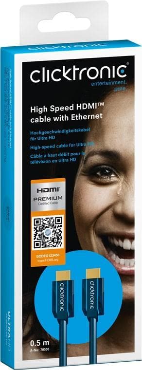 Premium Højhastigheds HDMI™-kabel med Ethernet