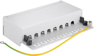 Goobay CAT 5e mini/desktop-patch-panel, 8 porte (1 HE)