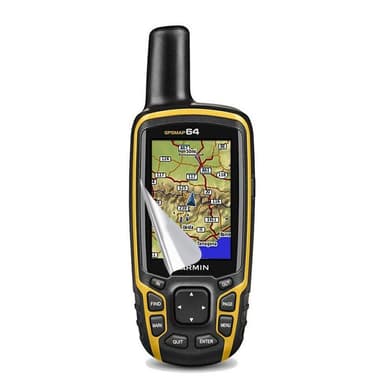 2-Pak Skærmbeskytter PET film Garmin GPSMAP 64