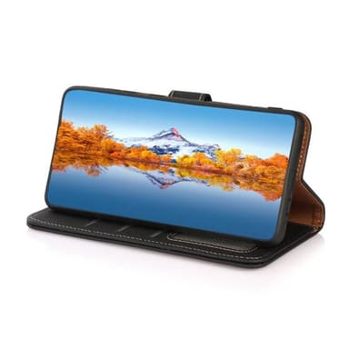 Wallet 3-kort læder RFID Sony Xperia 1 IV - Sort