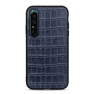 Krokodille læder cover Sony Xperia 1 IV - Blå