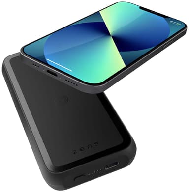Zens Magnetic 10.000 mAh trådløs powerbank med stander