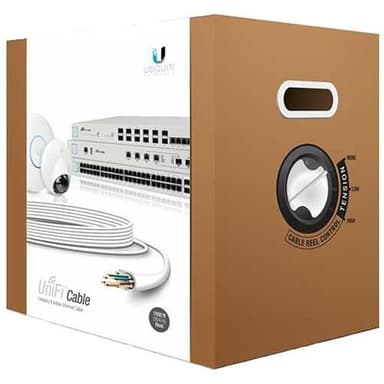 Ubiquiti UniFi Cat6 Cable, 304m, CMR, white