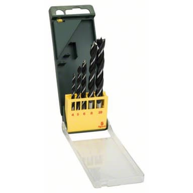 Bosch Accessories 2607019440 Træ-spiralbor-sæt 5 dele 4 mm, 5 mm, 6 mm, 8 mm, 10 mm