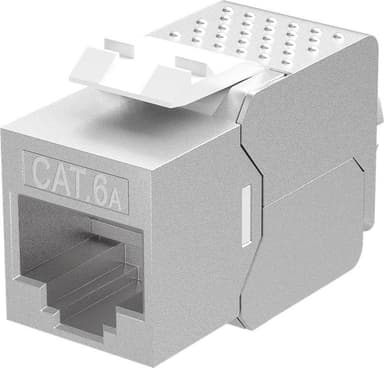 Goobay Keystone modul RJ45 CAT 6A, STP, slim-line