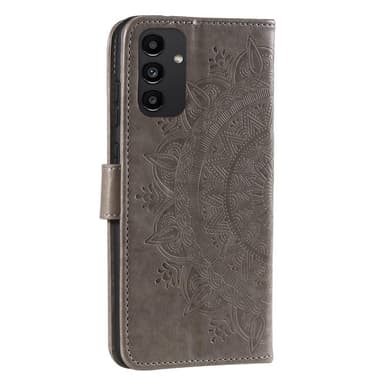 SKALO Samsung A13 4G Mandala Flip Cover - Grå