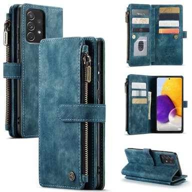 CaseMe Samsung A13 4G CaseMe Big Wallet Pungetui - Blå
