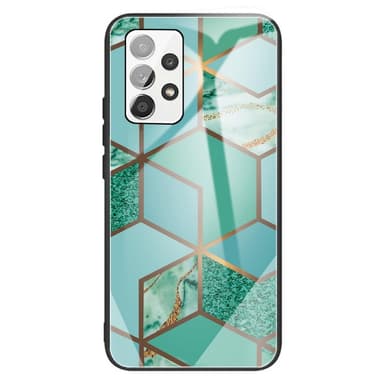 SKALO Samsung A13 4G Marmor hærdet glas TPU Cover - #7