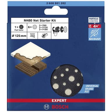 Bosch Accessories EXPERT M480 2608901202 Slibenet-sæt