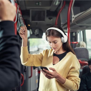 On-ear Bluetooth-hovedtelefoner hvid