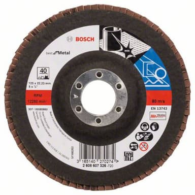 Bosch Accessories 2608607326 Lamelslibeskive N/A 1 stk
