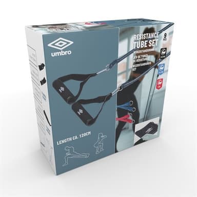 Kit med træningsbånd - 9 dele