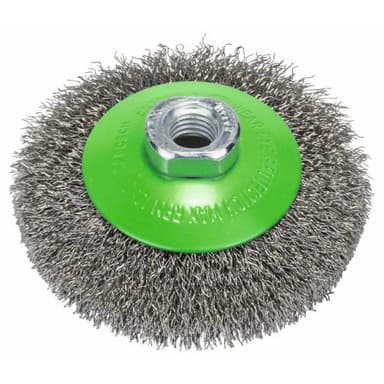 Bosch Accessories Konusbørste, rustfri 100 mm, 0,35 mm, 12500 U/ min, 14 2608622108 1 stk