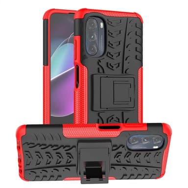 Stødbestandigt cover med stativ Motorola Moto G52 - Rød
