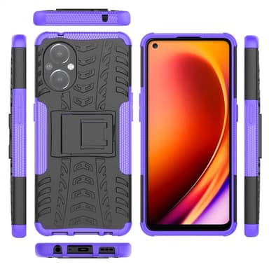 Stødbestandigt cover med stativ OnePlus Nord N20 5G - Lilla