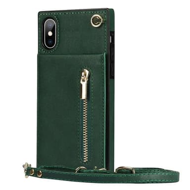 Zipper halskæde etui Apple iPhone XS Max - Grøn