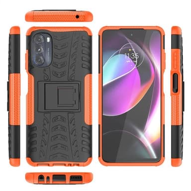 Stødbestandigt cover med stativ Motorola Moto G82 5G - Orange