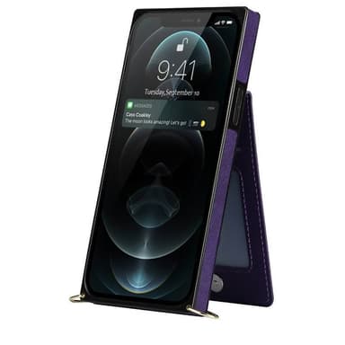 Zipper halskæde etui Apple iPhone 12 - Lilla